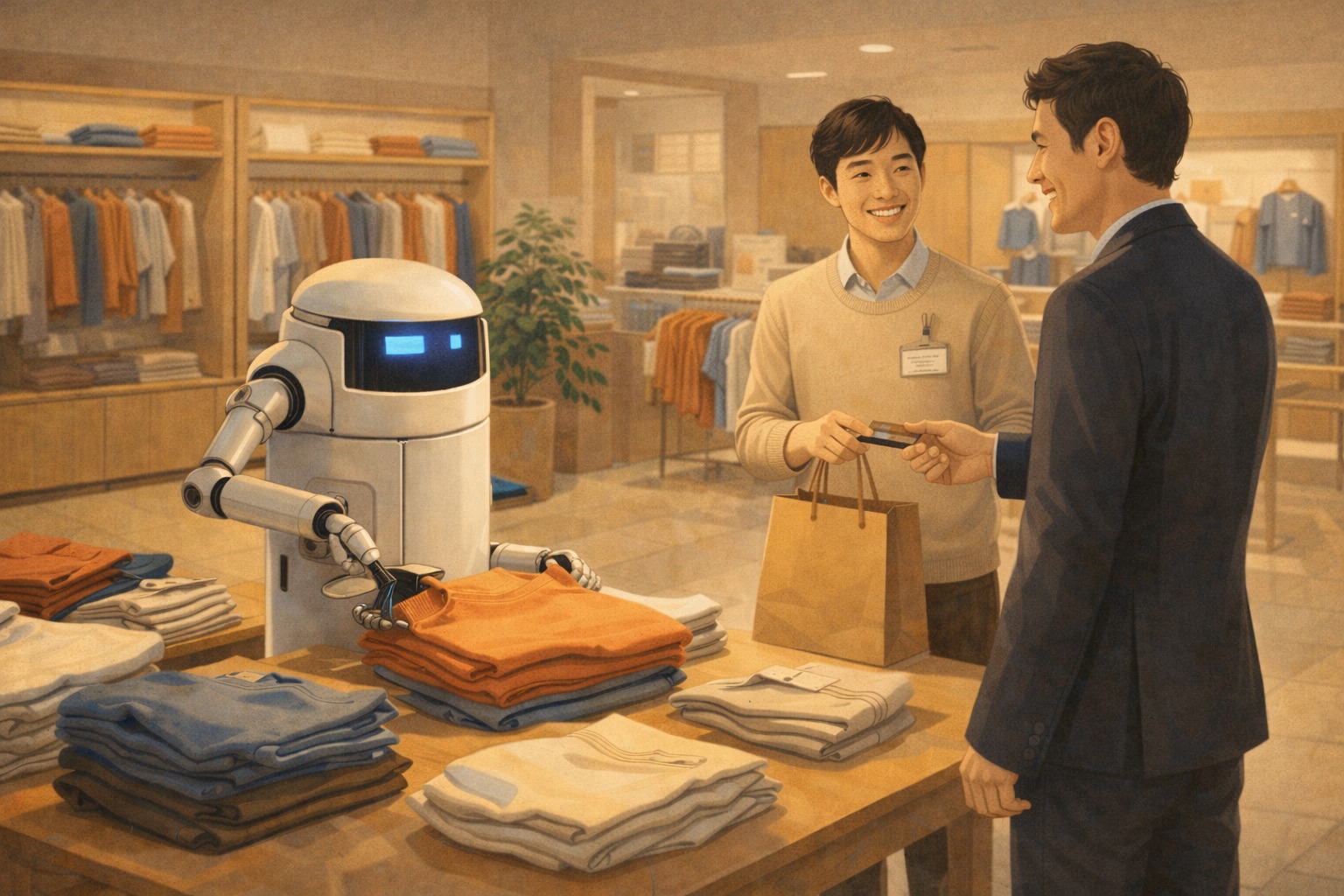 Human and robot collaboration